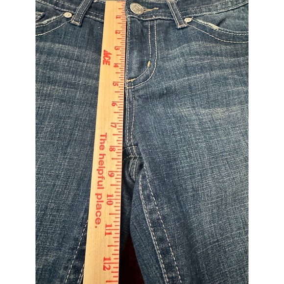 Seven7 Jeans Women's Straight Leg Denim Jeans Size 8 Blue Wash - Picture 7 of 10